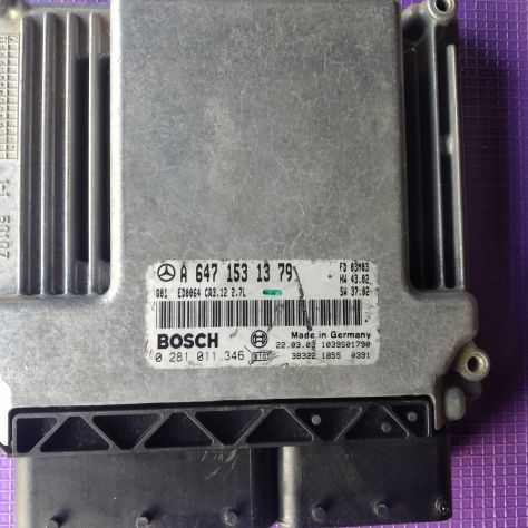 CENTRALINA MOTORE MERCEDES W211 E270 2.7 CDI BOSCH 0 281 011 346, 0281011346, A6 - Foto 7