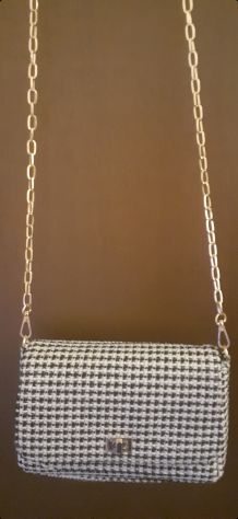 Pochette pied poule bianco e nero a 499 euro - Foto 5
