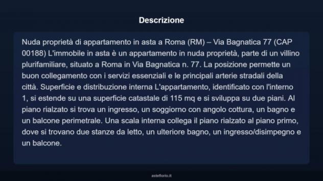 Immobile in asta di 115 m² in vendita a Roma - Foto 3