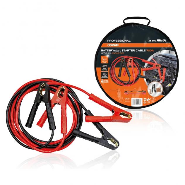 Cavo di Avviamento OSRAM BATTERYstart 700A Professionale e Affidabile