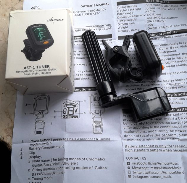 Accordatore e tendi corda per violino e chitarra nuovi - Foto 5