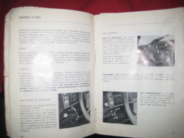 LIBRETTO USO E MANUTENZIONE AUTOBIANCHI A 112 E A112 70HP - Foto 6
