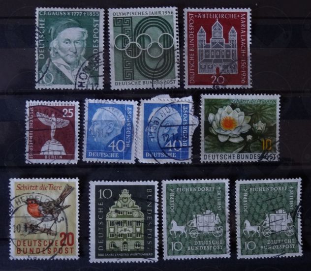 GERMANIA 1948-1998 Lotto di 63 francobolli - Foto 2