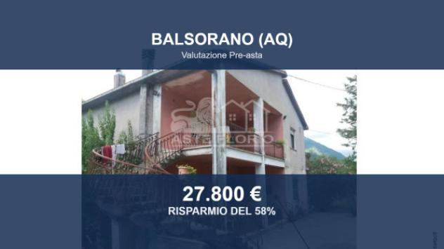 Immobile in asta di 128 m² in vendita a Balsorano