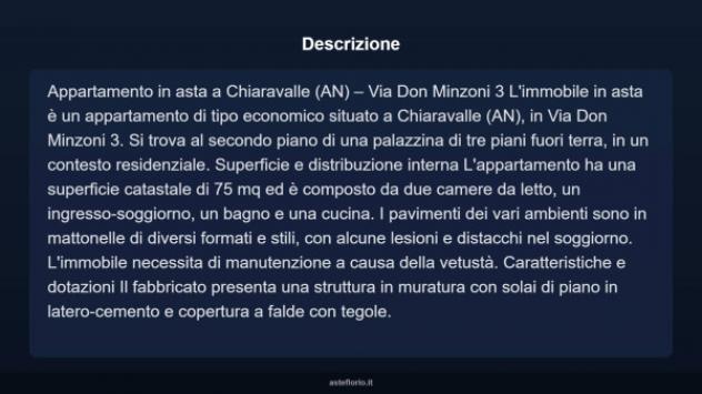 Immobile in asta di 75 m² in vendita a Chiaravalle - Foto 4