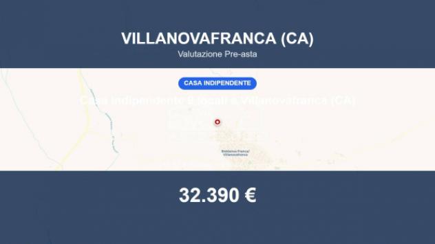 Immobile in asta di 215 m² con più di 5 locali in vendita a Villanovafranca