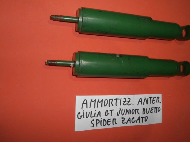 COPPIA AMMORTIZZATORI ANTERIORI ALFA GIULIA 105 JUNIOR 1300 1600 DUETTO SPIDER - Foto 3