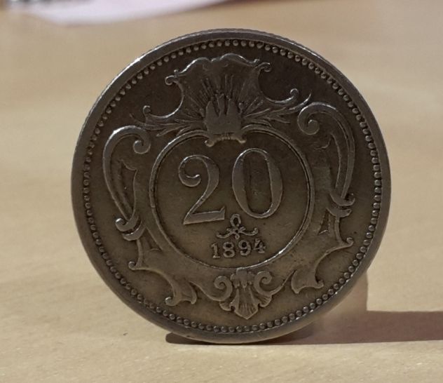 Austria, 20 heller 1894. - Foto 8