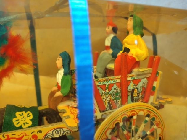 souvenir di sicilia - carrettino con scatola anni 60 - Foto 2