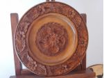 Anticio Vassoio in Legno Intarziato