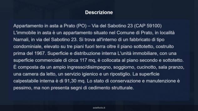 Immobile in asta di 117 m² con più di 5 locali in vendita a Prato - Foto 17