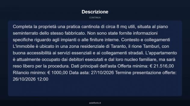Immobile in asta di 94 m² in vendita a Taranto - Foto 4