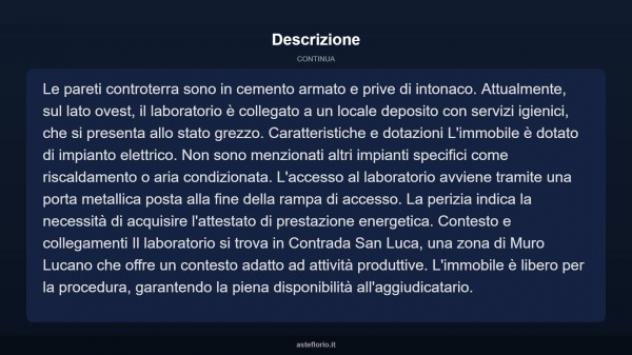 Immobile in asta di 699 m² in vendita a Muro Lucano - Foto 8