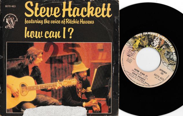 STEVE HACKETT (Genesis) How can I ? - Feat. R. Havens - 7" / 45 giri 1978 Italy