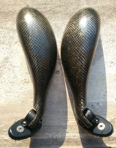 Specchi carbonio coppia interasse 28mm (LEGGERE BENE ANNUNCIO)