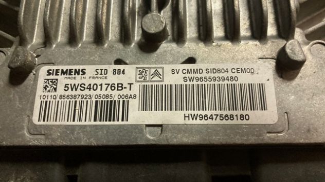 Centralina motore Citroen C3 1.4HDI del 2006 (9655939480) - Foto 2