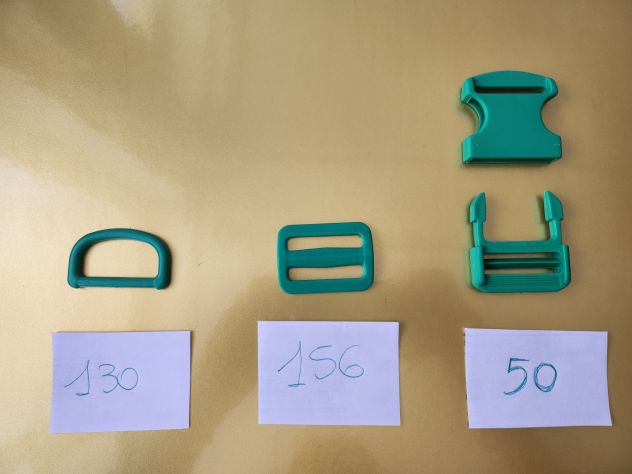 Minuteria in plastica verde