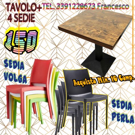 Fabbrica Tavoli per Bar Risto Pizzeria da 70 euro