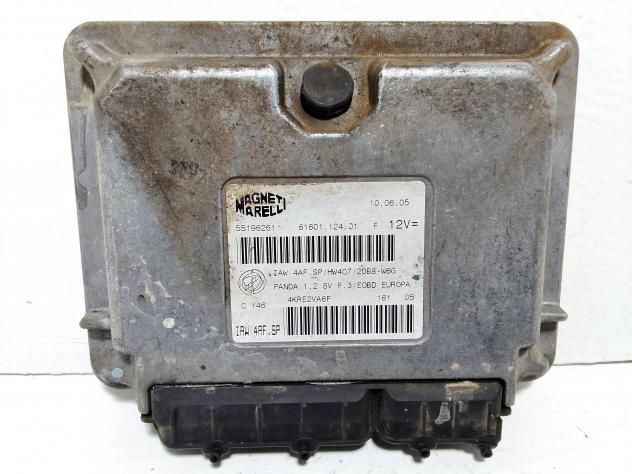 CENTRALINA MOTORE FIAT Panda 2° Serie 6160112401 188A4000 Benzina 1200 (0310) - Foto 4