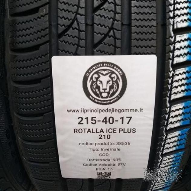 4 gomme 215 40 17 rotalla a38536 - Foto 2