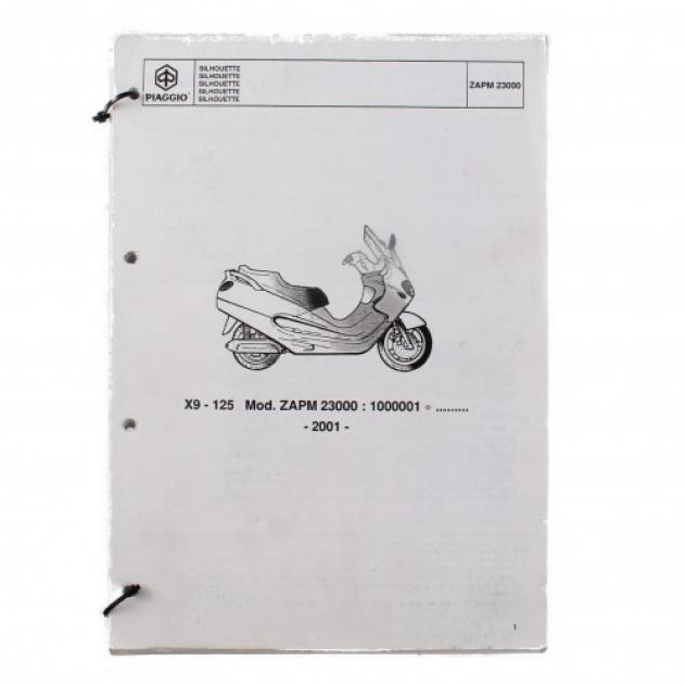 Catalogo parti di ricambio Piaggio X9 617227