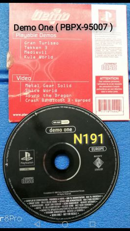 Lotto PS1 a scelta prezzo fisso 6CD Demo MediEvil Tomb Raider Tekken 3 Hercules - Foto 6