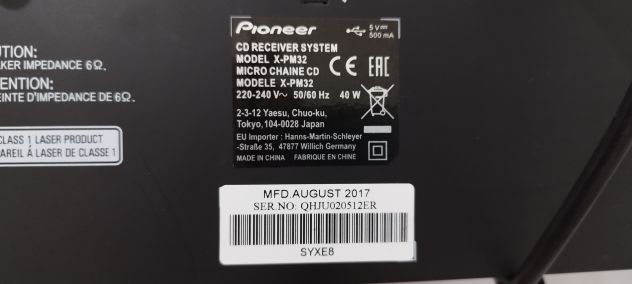 Stereo compatto Pioneer X-PM32 - Foto 6