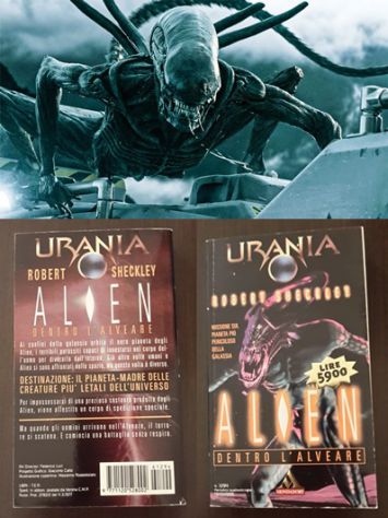 DENTRO L'ALVEARE, ROBERT SHECKLEY URANIA N. 1294, A. Mondadori 1996.
