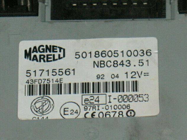 51715561 Ecu body lancia ypsilon 51715561 501860510036 - Foto 2