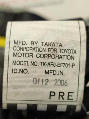 CINTURA DI SICUREZZA POSTERIORE SX LEXUS IS 220 Berlina TK-AF0-EF701-P 2ADFHV (0512) - Foto 3
