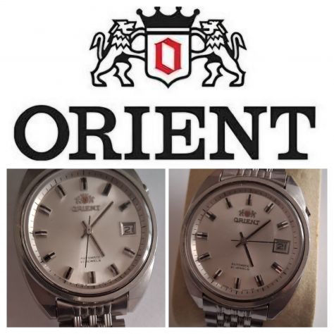 Orologio da polso vintage Orient Automatic a 21 rubini.