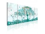Quadro Albero Multifoglie Verdi 200x80 E 225x90 ARREDALACASA