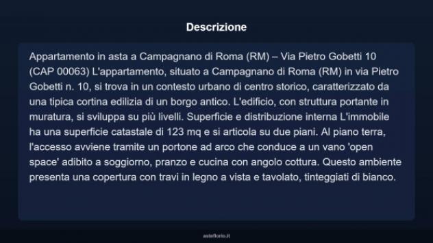 Immobile in asta di 123 m² in vendita a Campagnano di Roma - Foto 5