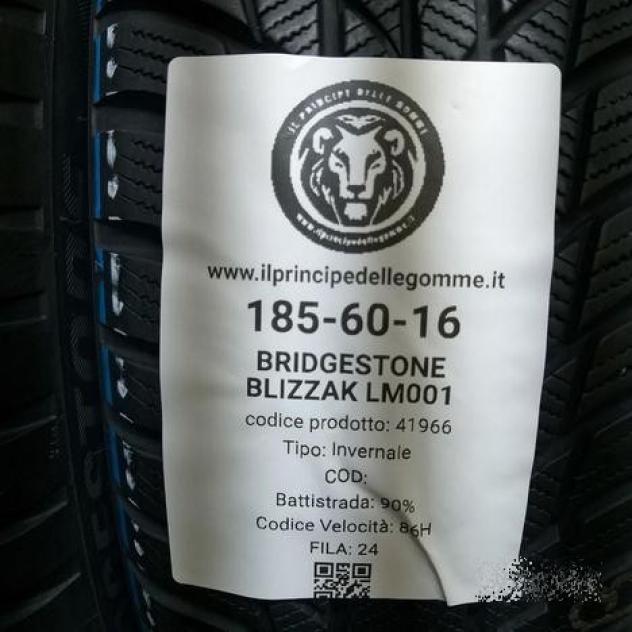 2 gomme 185 60 16 bridgestone a41966 - Foto 2