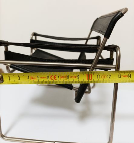 Miniatura Knoll Poltrona WASSILY disegnata da Marcel Breuer Knoll anni 80 - Foto 6