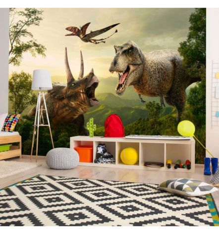 Fotomurale Adesivo Con Animali Preistorici Arredalacasa