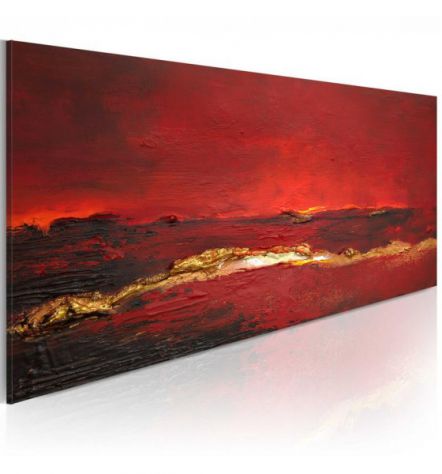 Quadro Artigianale ARREDALACASA N. 14 Cm. 100x40 Dipinto A Mano