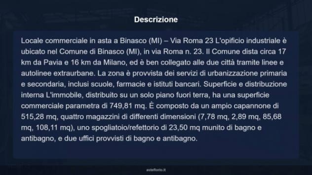 Immobile in asta di 749 m² in vendita a Binasco - Foto 8