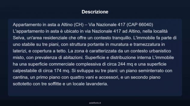 Immobile in asta di 244 m² con più di 5 locali in vendita a Altino - Foto 4