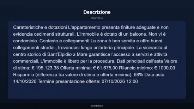Immobile in asta di 189 m² in vendita a Sant'Elpidio a Mare - Foto 14