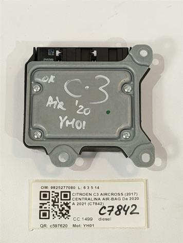 CENTRALINA AIRBAG CITROEN C3 AirCross 9825277080 YH01 (17) - Foto 3
