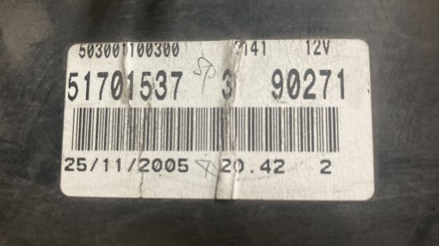 Quadro strumenti Fiat Grande Punto 1.3M.Jet del 2006 (51701537) - Foto 2