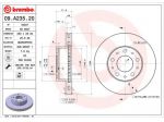 Brembo Disco  Freno 09A23520