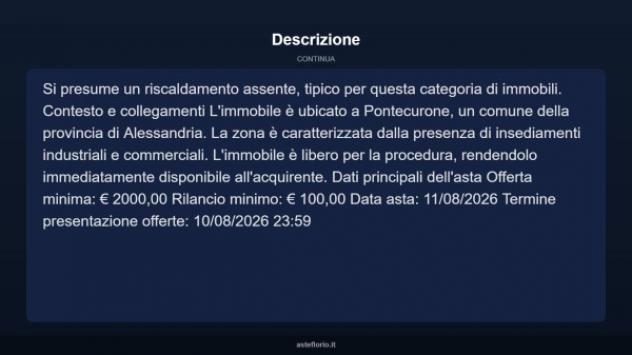 Immobile in asta di 59 m² in vendita a Pontecurone - Foto 10