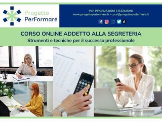 Corso online addetto alla segreteria