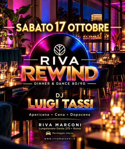 16/10 - 16/11:Sabato 17 Ottobre Riva Marconi Serata 80/90 info 3391047611 - Foto 2
