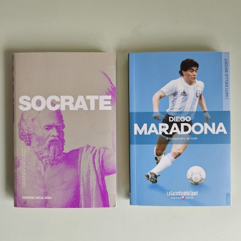 Socrate, Maradona - De Calò, Torno - Gazzetta, Corriere - 2020 - TRACCIATA! - Foto 8