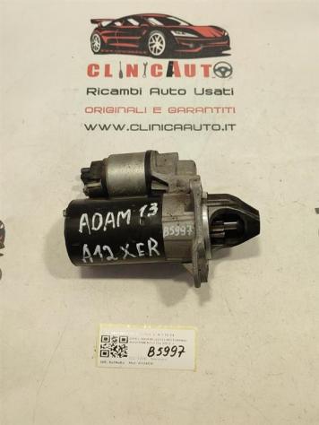 MOTORINO D' AVVIAMENTO OPEL Adam 1° Serie 55578921 0001107522 A12XER benzina 1229 (13) - Foto 3