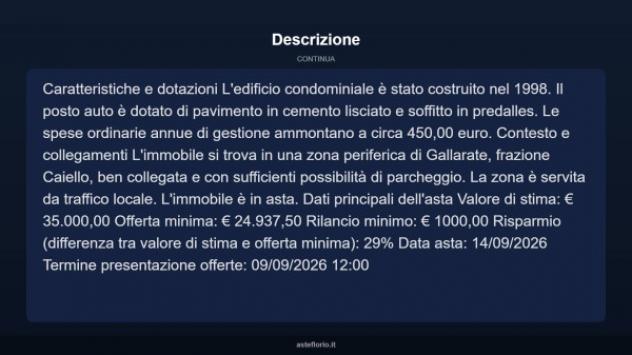 Immobile in asta di 71 m² in vendita a Gallarate - Foto 5