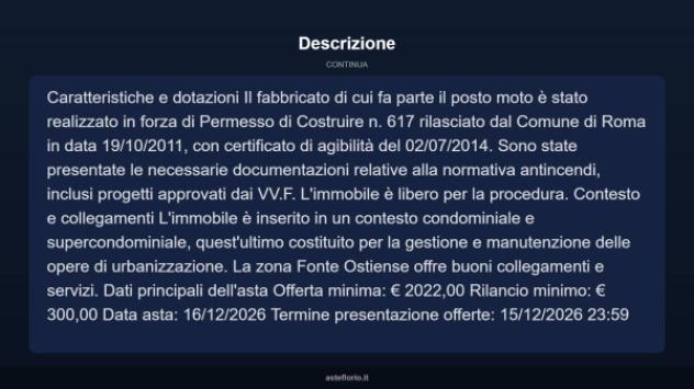 Immobile in asta di 5 m² in vendita a Roma - Foto 9